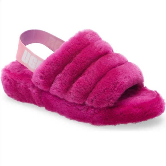 UGG Shoes - UGG genuine shearling Fluff yeah sling backs NEW 8